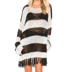Knit Fringe Cover Up